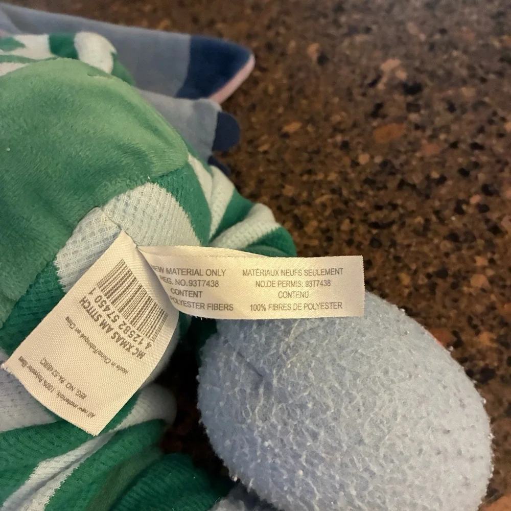 Disney Store Stitch Plush Bedtime Pajamas PJ Feet Lilo & Stitch Stuffed Animal